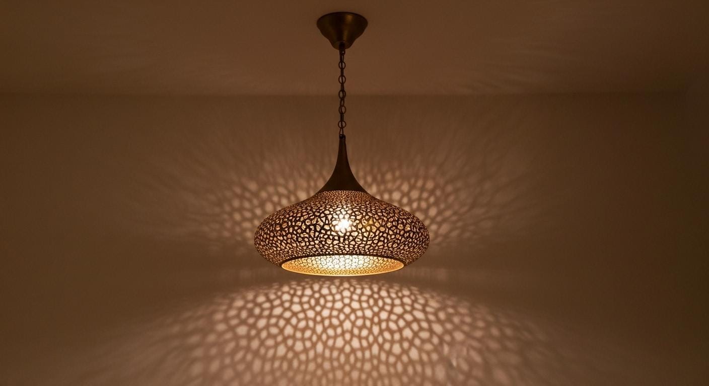 Handcrafted Moroccan brass pendant light , Handmade Hanging Lamp , Pendant Brass Light , Pendant Lighting ,Moroccan Light Fixtures