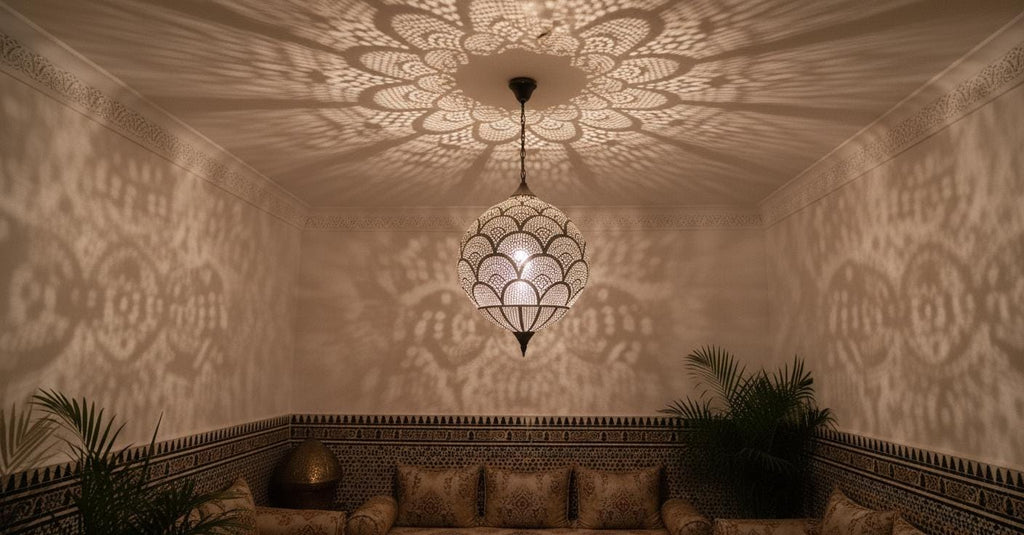 Handmade Brass Moroccan Pendant Lamp , Brass lamp , Pendant Light fixture , Chandelier Lighting , Amazing Moroccan Brass Pendant Light