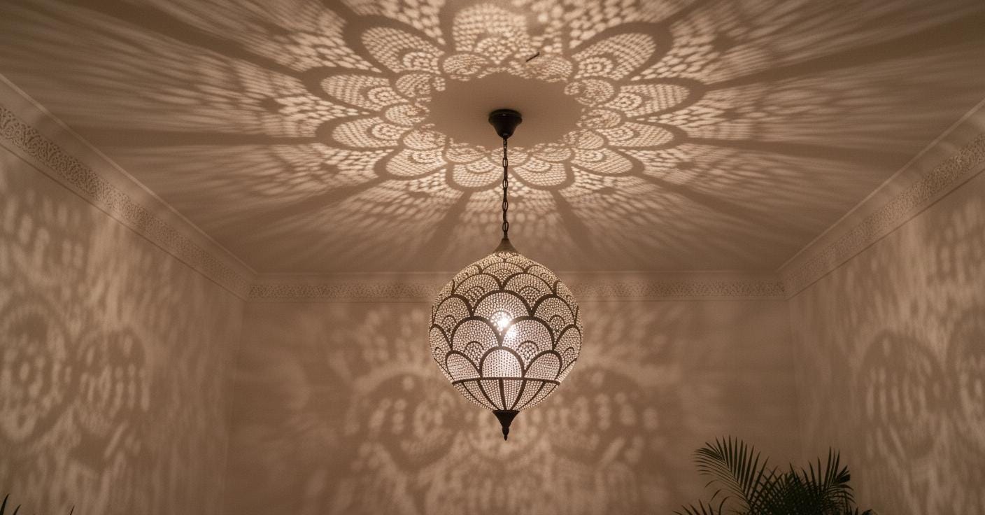 Handmade Brass Moroccan Pendant Lamp , Brass lamp , Pendant Light fixture , Chandelier Lighting , Amazing Moroccan Brass Pendant Light
