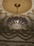 Moroccan Brass Pendant Light , Handmade Hanging Lamp , handmade chandelier,Moroccan Light Fixture , Pendant Lighting ,Moroccan Light