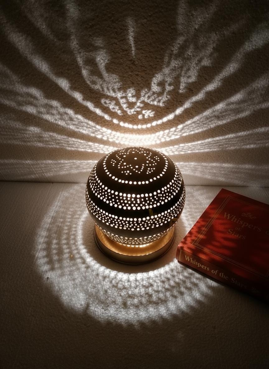 Handmade Moroccan Brass Table Lamp , Brass Desk Lamp, Floor lamp night light brass , handmade brass lamp,Lantern shade, handmade table lamp