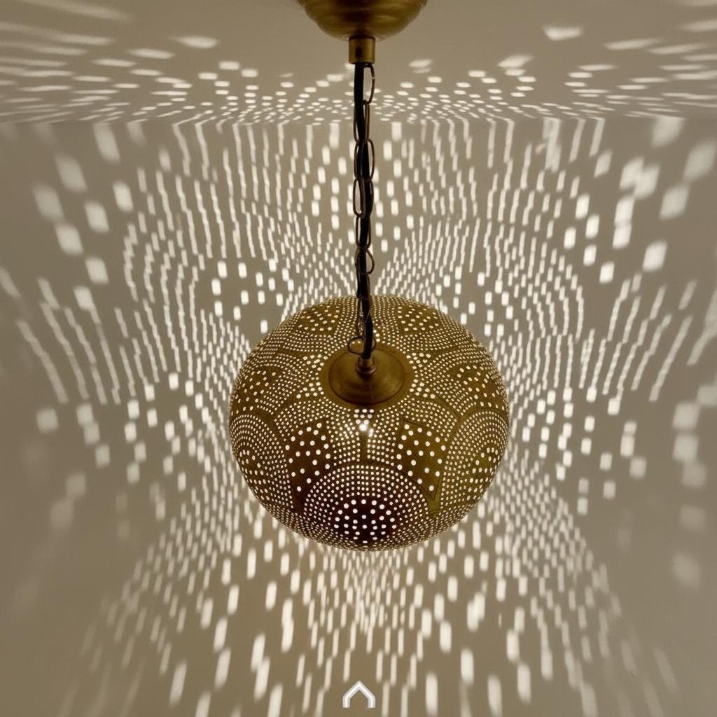 Moroccan brass pendant light , Handmade Hanging Lamp , Pendant Brass Light , Pendant Lighting ,Moroccan Light Fixtures