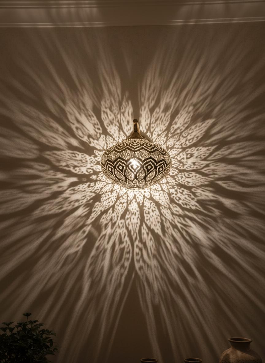 Moroccan Wall Brass Light, Moroccan Lamp,Brass Sconce Light Brass,Traditional Lighting Wall Lights in Home Decor,Art Decor Light Wall Sconce