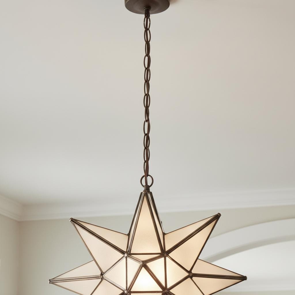 Handmade Moroccan Milk Glass Pendant Light , Rustic Glass Ceiling , Handmade Glass Modern, Glass Ceiling  White Glass Ceiling Chandelier