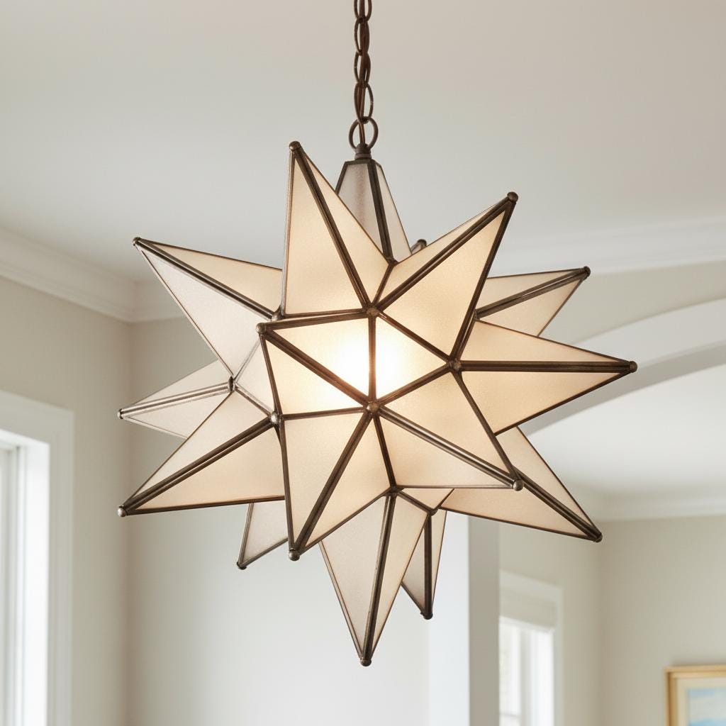 Handmade Moroccan Milk Glass Pendant Light , Rustic Glass Ceiling , Handmade Glass Modern, Glass Ceiling  White Glass Ceiling Chandelier