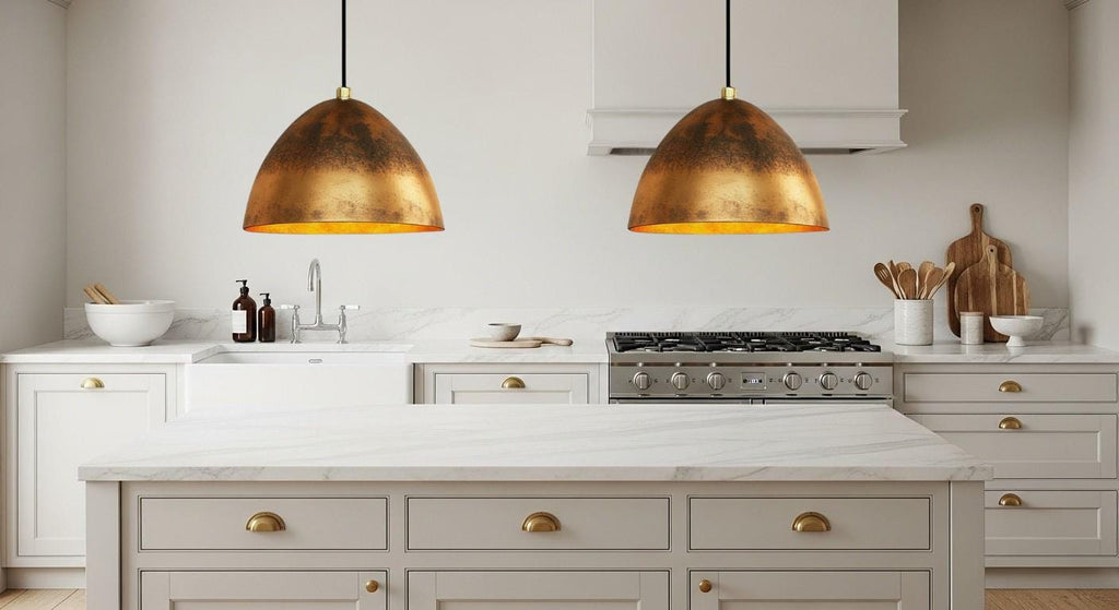 Hammered Solid Copper Dome Pendant Light , Handmade Copper  ,  Ceiling Dome Pendant Lamp , Hanging Light