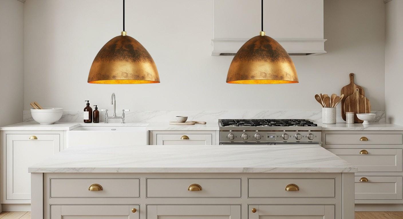 Hammered Solid Copper Dome Pendant Light , Handmade Copper  ,  Ceiling Dome Pendant Lamp , Hanging Light