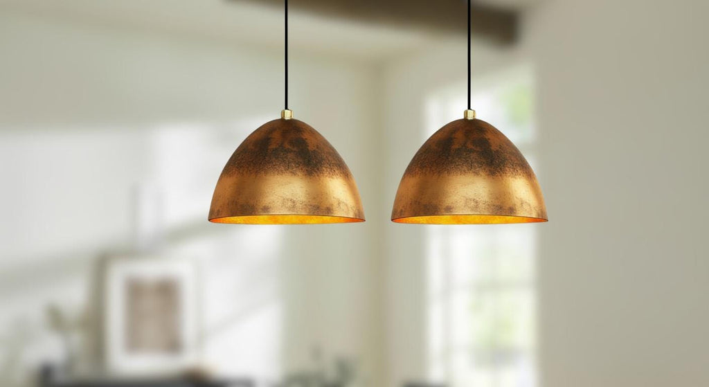 Hammered Solid Copper Dome Pendant Light , Handmade Copper  ,  Ceiling Dome Pendant Lamp , Hanging Light