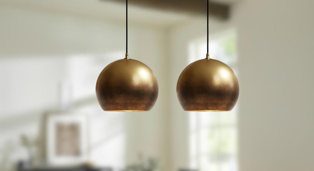 Hammered Copper Dome Pendant Light: Moroccan Boho Ceiling Lamp