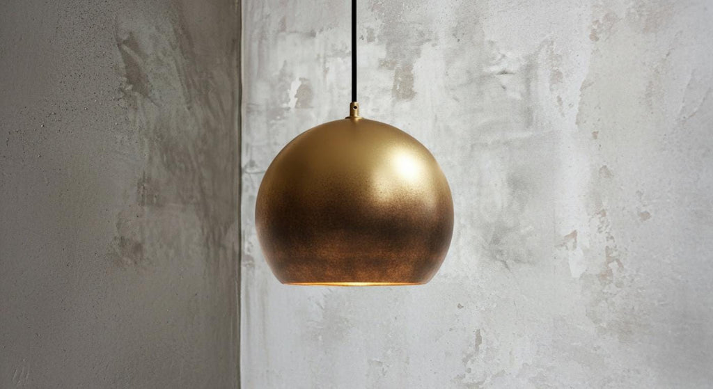 Hammered Copper Dome Pendant Light: Moroccan Boho Ceiling Lamp