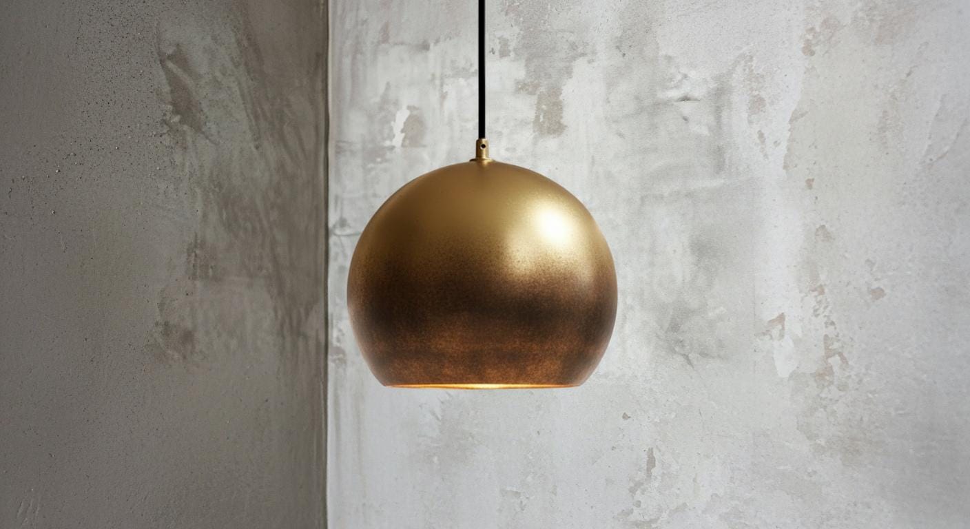 Hammered Copper Dome Pendant Light: Moroccan Boho Ceiling Lamp