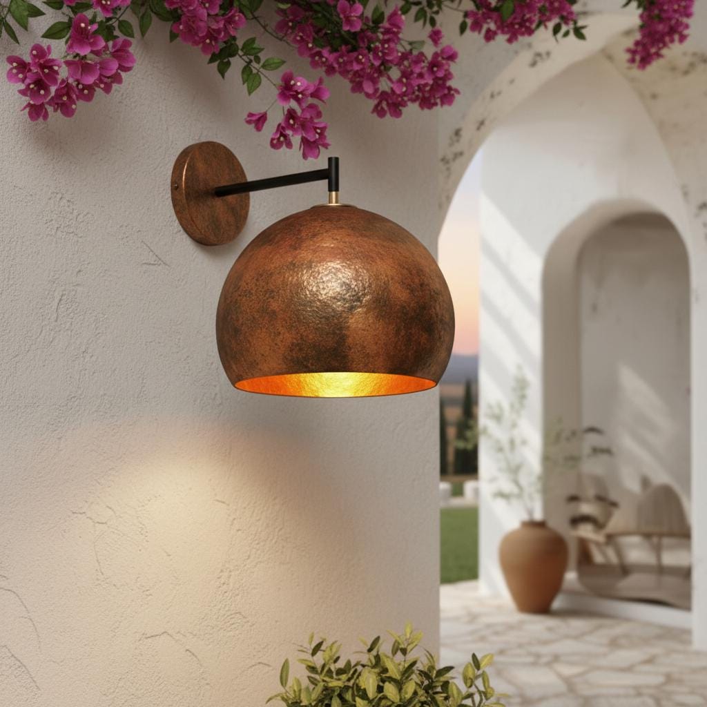 I would like this hanging lamp to have a white wall behind it.would like the floor to be completely white.