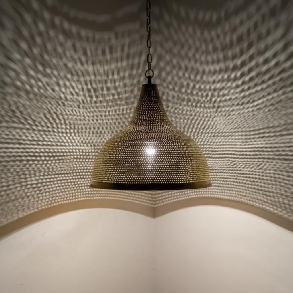 Brass Moroccan Pendant Light, Moroccan handmade design, pendant lamps , Brass Dining Lampshade , Moroccan Lamp , Hammerd Brass Lamp