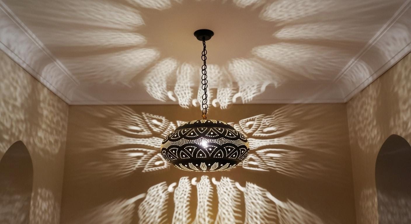 Moroccan Brass Pendant Lamp , Brass Pendant Lamp, Light Fixtures , Pendant Lighting , Morrocan Chandelier , Hanging Light , Pendant Lighting