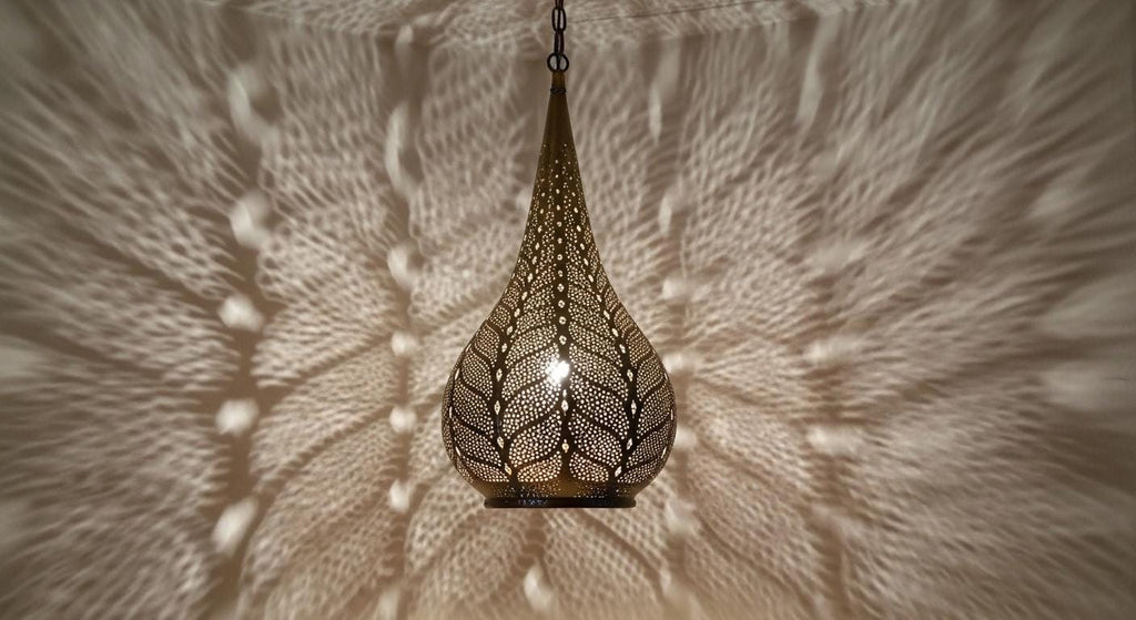 Brass Moroccan Pendant Light- Moroccan chandelier lighting - silver fixtures - Handmade Ceiling Lamp - copper ceiling lamp - pendant lights