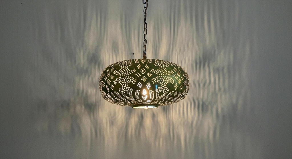 Handmade Moroccan Brass Pendant Lamp , Moroccan pendant fixtures , Hanging Lamp , Lampshades Lighting New Home Decor Lighting