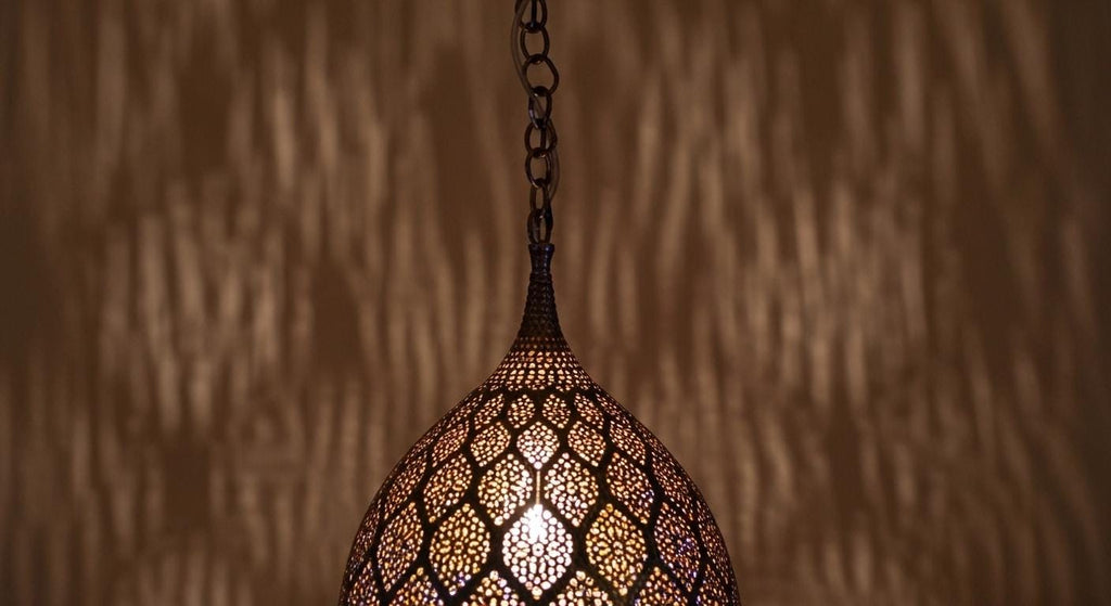 Handcrafted Moroccan brass pendant light , Handmade Hanging Lamp , Pendant Brass Light , Pendant Lighting ,Moroccan Light Fixtures