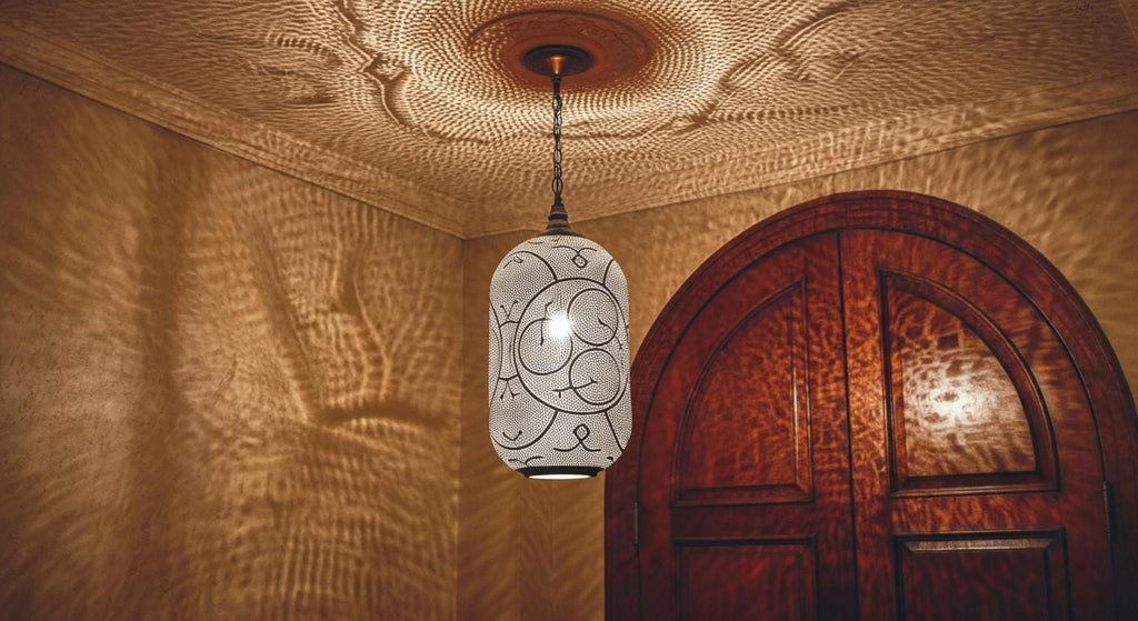 Handmade Moroccan Brass Pendant Light,Moroccan Metal Lamp , Boho Lighting ,Lampshades Lighting New Home Decor Lighting,Decorative Chandelier