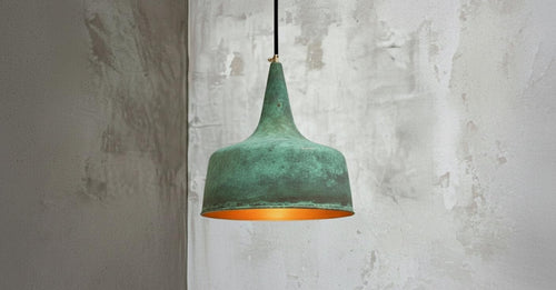 Handcrafted Copper Dome Pendant Light , Oxidized Copper Dome Pendant Light, Moroccan Rustic Chandelier , Rustic Green Patina Rustic Farmhouse Ceiling Fixture, Polished Copper Lamp