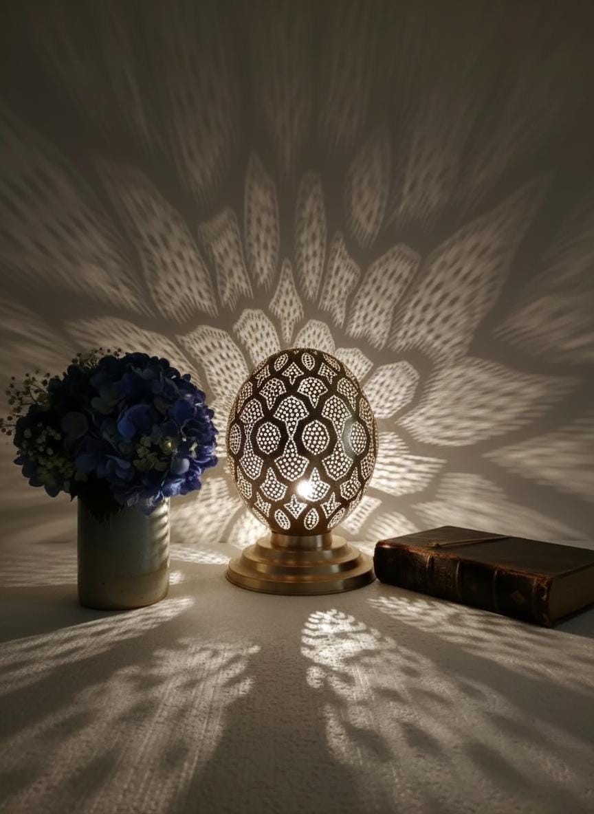 Handmade Moroccan Brass Table Lamp , Moroccan Table Lamp ,Moroccan Copper Table Lamp Art Deco Night Light table light,Moroccan floor lamp