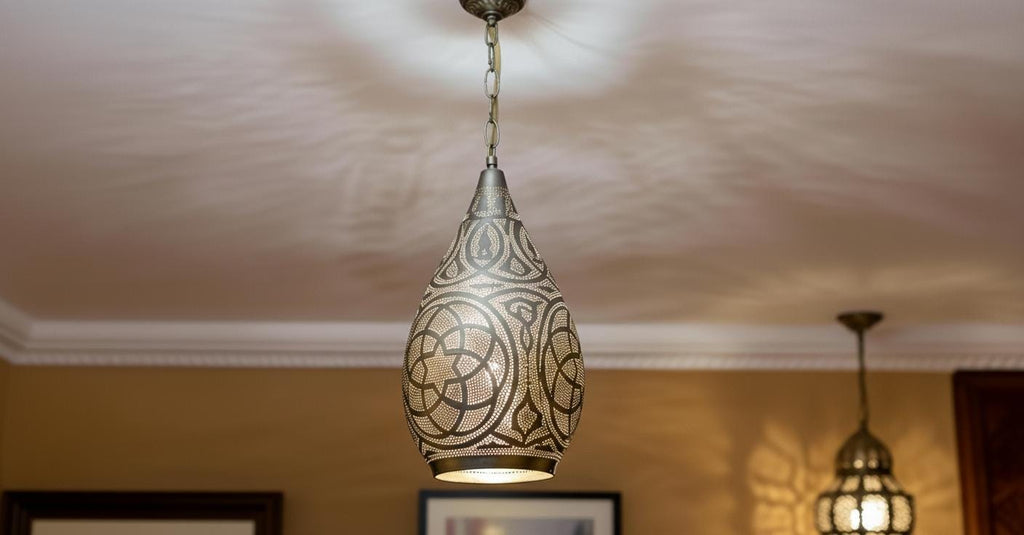 Handmade Moroccan Brass Pendant Light– Dome Hanging Ceiling Light Handmade by Artisans –  Moroccan handmade design –pendant lamps