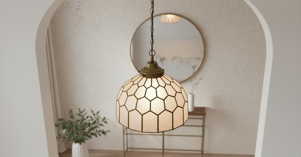 Glass Pendant Light , Moroccan lighting style Elegance Filigrain suspension light ,Brass Handmade Moroccan pendant light,hanging glass light