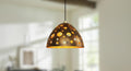 Antique Bronze Pendant Dome Light,Copper Dome Pendant Light, Kitchen Island Lighting,Farmhouse Ceiling Lamp Fixture,Moroccan Artisan Fixture