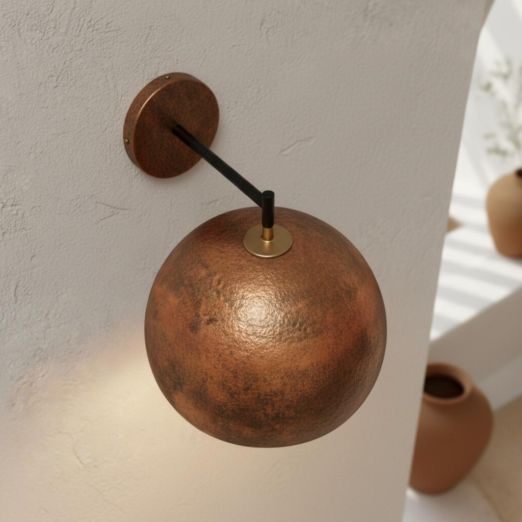 I would like this hanging lamp to have a white wall behind it.would like the floor to be completely white.
