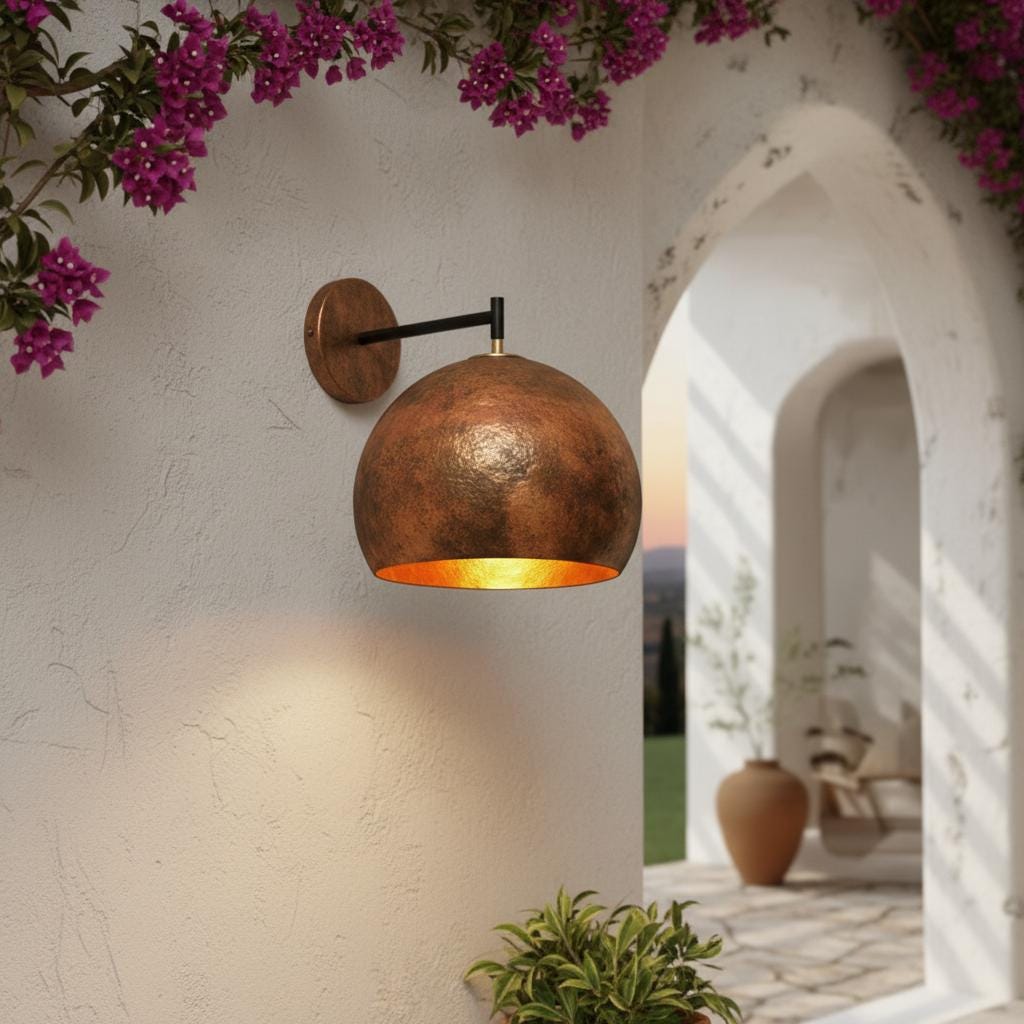 I would like this hanging lamp to have a white wall behind it.would like the floor to be completely white.