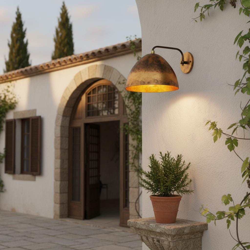 Handmade Hammered Copper Wall Sconce -Traditional Bronze Wall Lamps -Wall Sconce Brass -Handmade Moroccan Brass Wall Sconce -Rustic Lighting