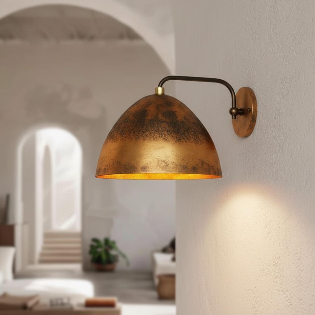Handmade Hammered Copper Wall Sconce -Traditional Bronze Wall Lamps -Wall Sconce Brass -Handmade Moroccan Brass Wall Sconce -Rustic Lighting