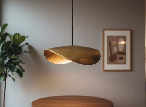 hammered Brass Light Fixture , Gold Leaf Pendant Light , Moroccan pendant fixtures , Island kitchen handmade dome , lamp pendant light