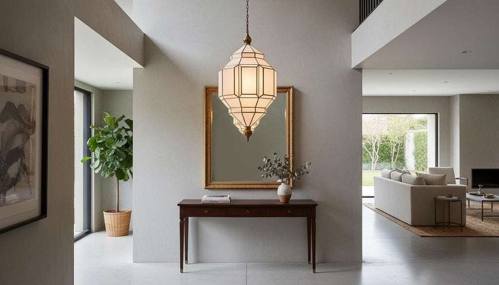 Handmade Moroccan Milk Glass Pendant Light,Bronze Brass Chandelier Moroccan lighting style Elegance suspension light,Moorish Ceiling Lamp