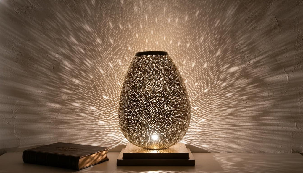 Handmade Moroccan Brass Table Lamp, Art Deco Night Light ,Moroccan table lamp in brass ,Moroccan Floor Lamp , Boho Bedroom Night Light