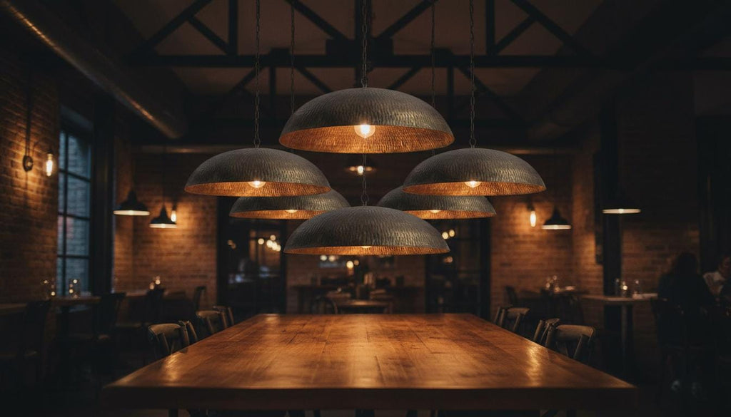 Hammered Antique Brass Dome Light Fixture , Brass Oxide Ceiling Lamp ,Handcrafted Ceiling Lamp | Moroccan Lighting Fixture | Hanging Lamp