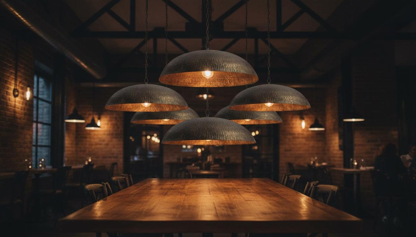 Hammered Antique Brass Dome Light Fixture , Brass Oxide Ceiling Lamp ,Handcrafted Ceiling Lamp | Moroccan Lighting Fixture | Hanging Lamp