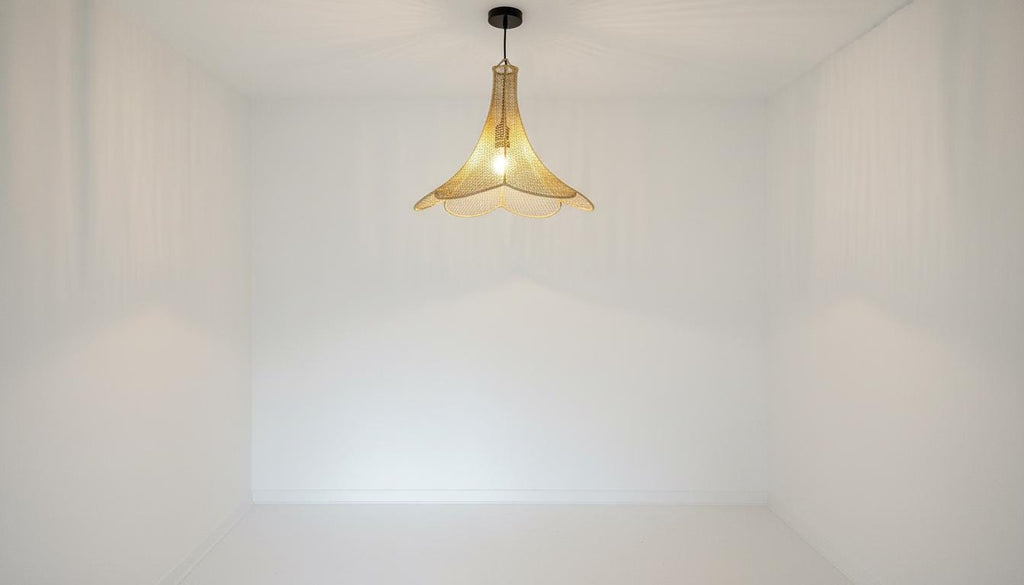 Handwoven Raffia Pendant Light– Handmade Raffia Pendant Light –Woven Boho Ceiling Lamp – Moroccan Boho Lamp Shade –Suspension in raffia