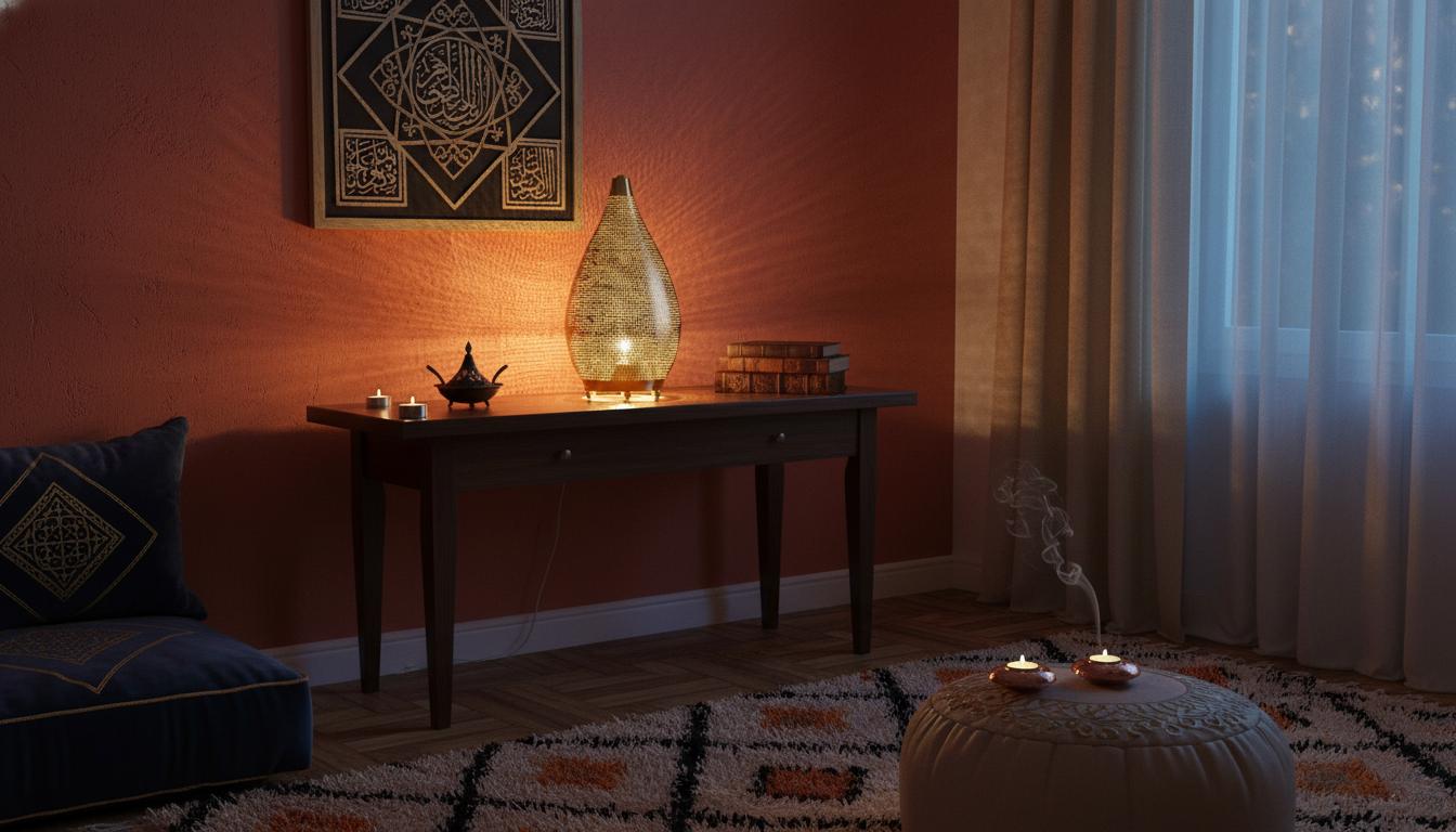 Moroccan Brass Table Lamp,Handmade brass table Light Shade , table light ,Moroccan Table Lamp Moroccan Copper Table Lamp