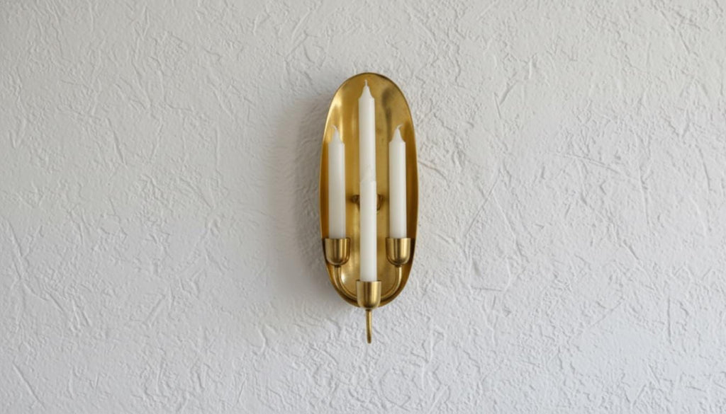Handmade Moroccan Copper Wall Sconce, Hammered Brass Lighting
