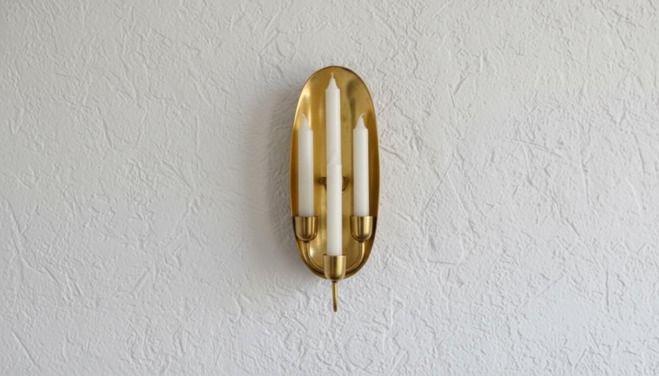 Handmade Moroccan Copper Wall Sconce, Hammered Brass Lighting