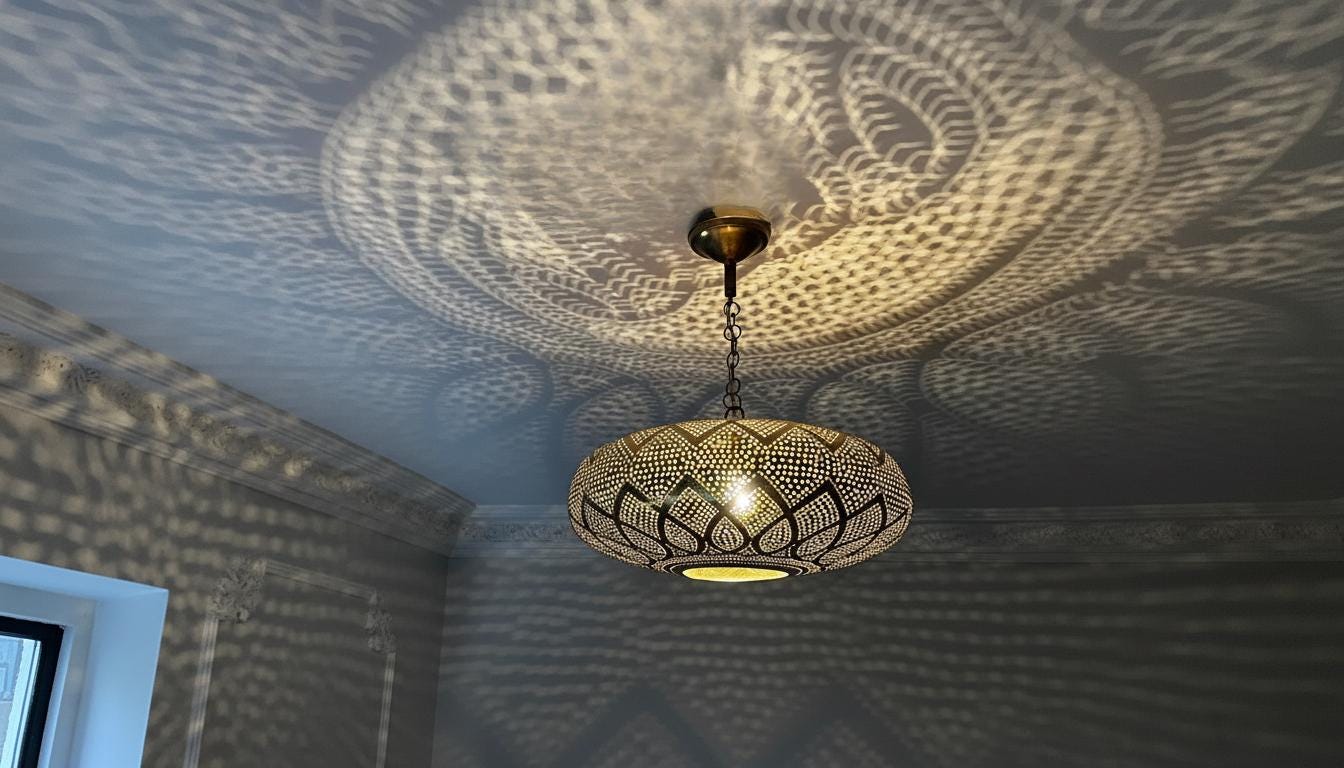 Handmade Moroccan Brass Pendant Light ,Boho Lighting ,Hanging Lamp , Lampshades Lighting ,    Lampshades Lighting New Home Decor Lighting .