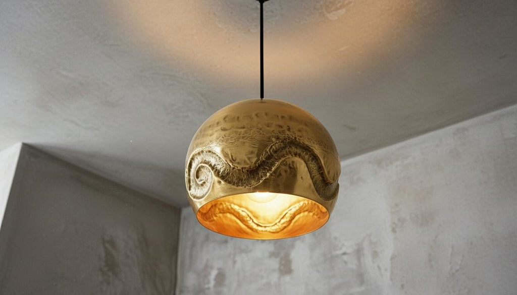 Handmade Moroccan Brass Dome Pendant – Hand Hammered Dome Lamp – Handmade Solid Brass Moroccan Ceiling Lamp, Farmhouse Lighting Fixture,