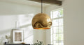 Handmade Moroccan Brass Dome Pendant – Hand Hammered Dome Lamp – Handmade Solid Brass Moroccan Ceiling Lamp, Farmhouse Lighting Fixture,