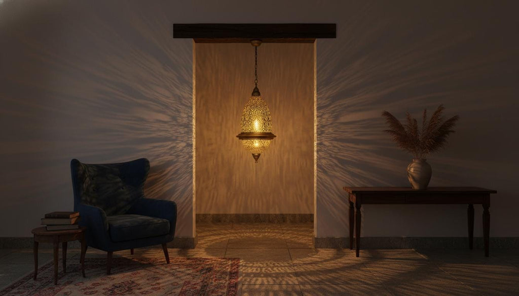 Moroccan Brass Pendant Lamp , Light Fixtures ,Pendant Lighting , Handmade Engraved Brass Lamps ,Hanging Chandelier,Moroccan handmade design