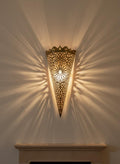 Moroccan Brass Wall Sconces ,Handmade Moroccan Brass Wall Sconce ,lampshade wall light, Brass wall lamp ,Art Decor Light Wall Sconce