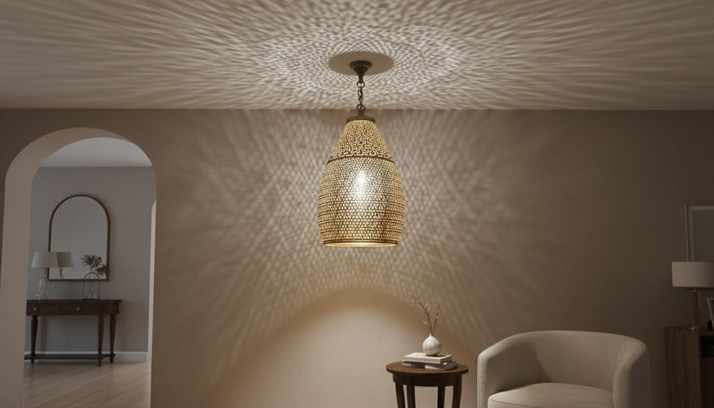 Moroccan brass ceiling lamp lighting ,Moroccan Boho Dome Pendant ,Light Fixture, Moroccan Lampshades  Decor Lighting