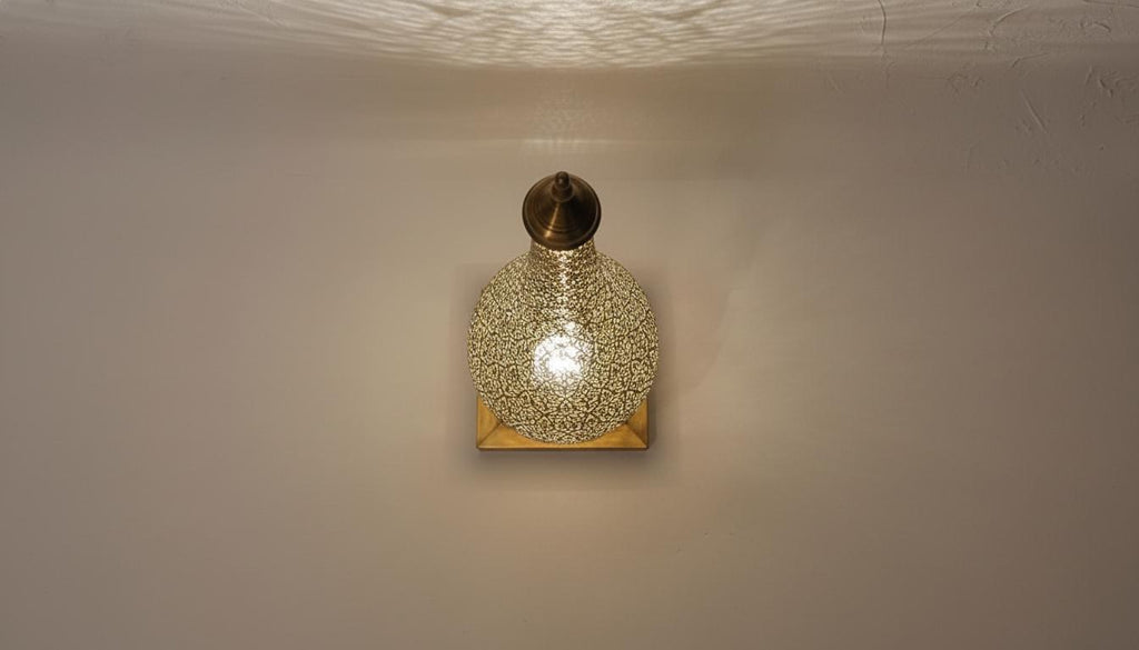 Handmade Brass Moroccan Floor Lamp , Handmade Moroccan Brass Lamp , Boho Ambient Lighting ,Decor Light Fixture