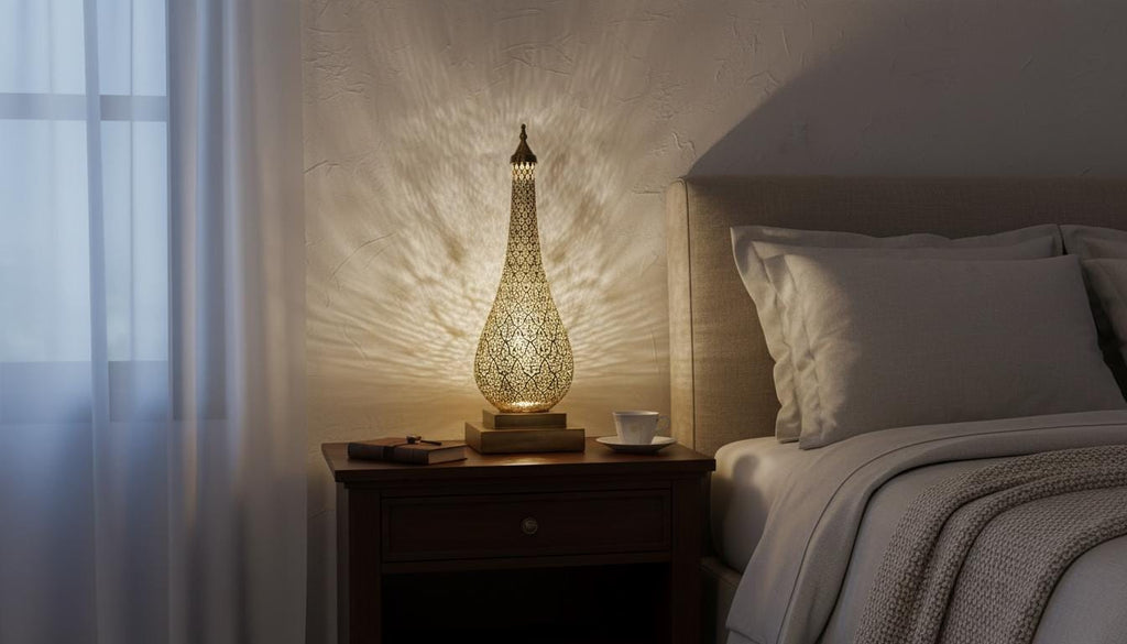 Handmade Brass Moroccan Floor Lamp , Handmade Moroccan Brass Lamp , Boho Ambient Lighting ,Decor Light Fixture