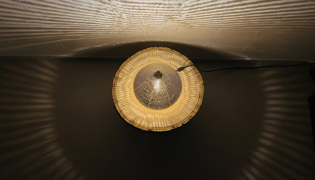 Moroccan Table Lamp, Handmade Brass, Art Deco Night Light