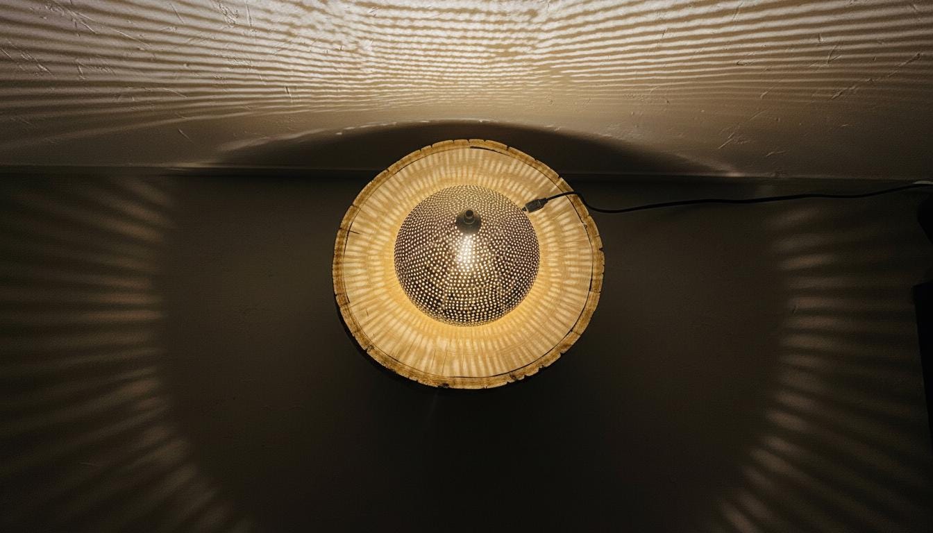 Moroccan Table Lamp, Handmade Brass, Art Deco Night Light